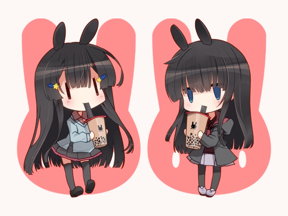 【受注生産～1/31】gemitapiアクリルスタンド「引きこもりちゃん」「みやこちゃん」