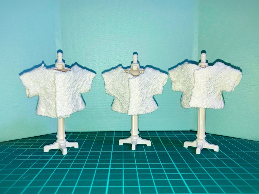 ニットワンピ 各色 10㎝ぬい服