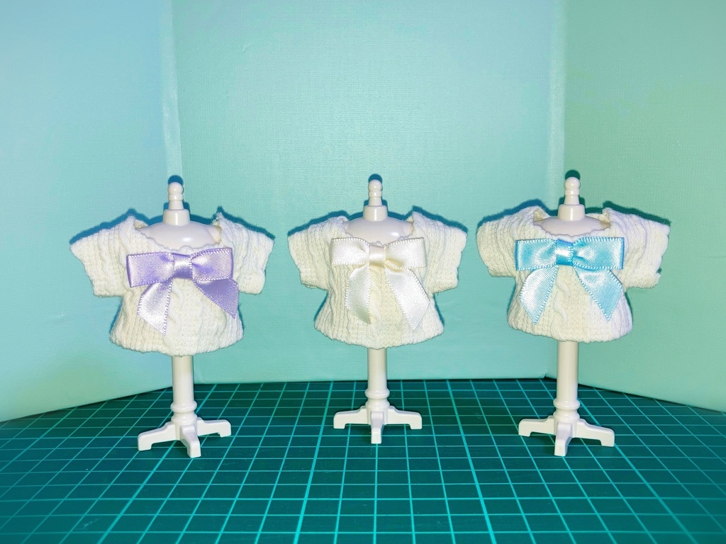 ニットワンピ 各色 10㎝ぬい服