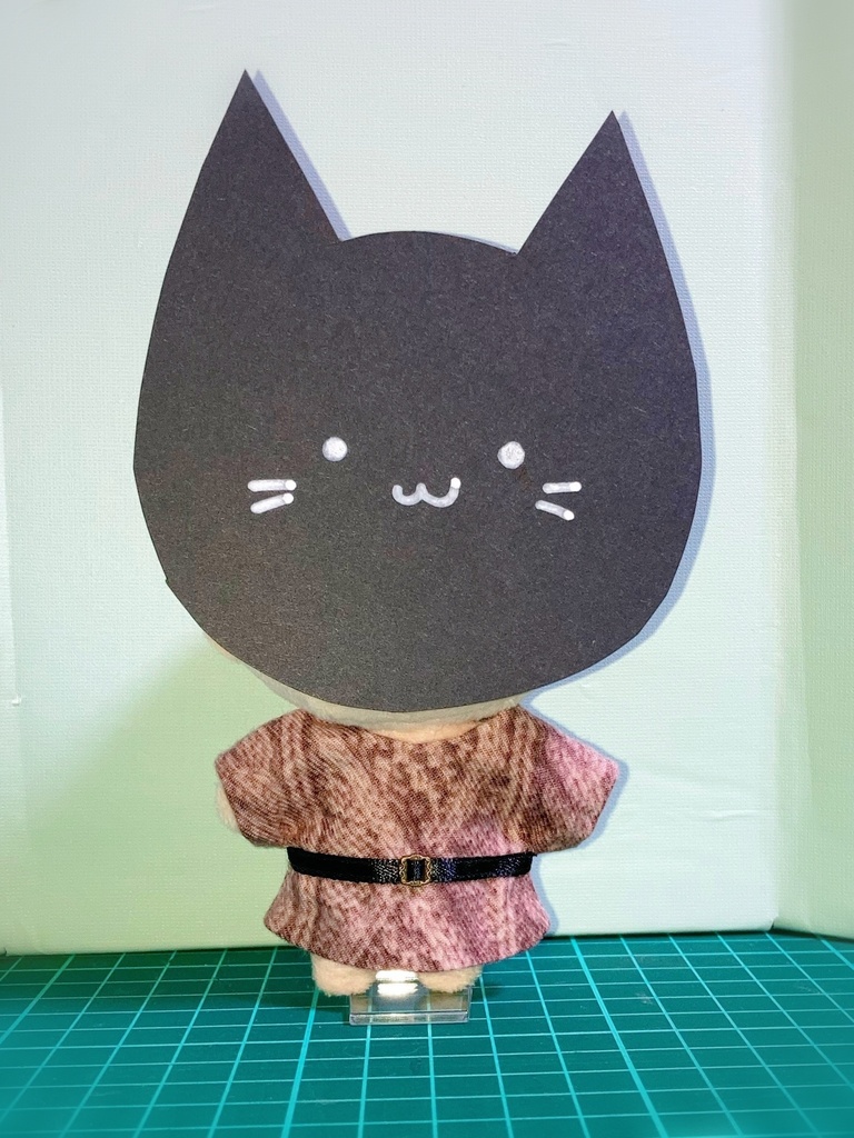 ベルト付きワンピ 各色 10㎝ぬい服