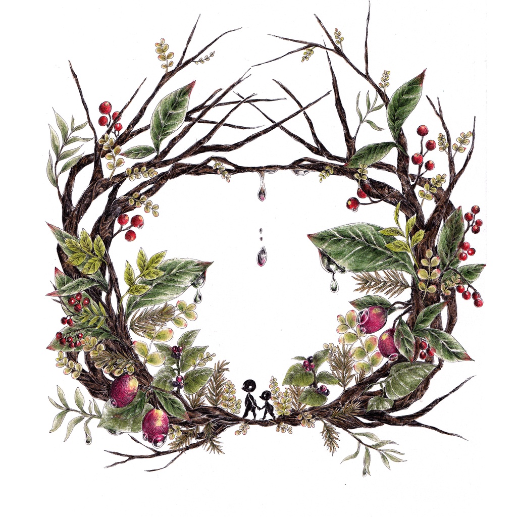 原画「merry Christmas」