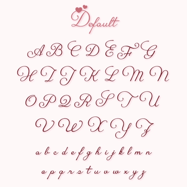 筆記体フォント「LoveLetter」