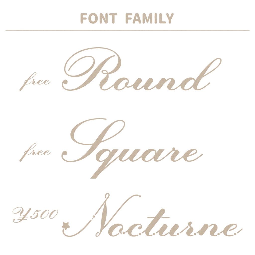 フォント「Somnelia」