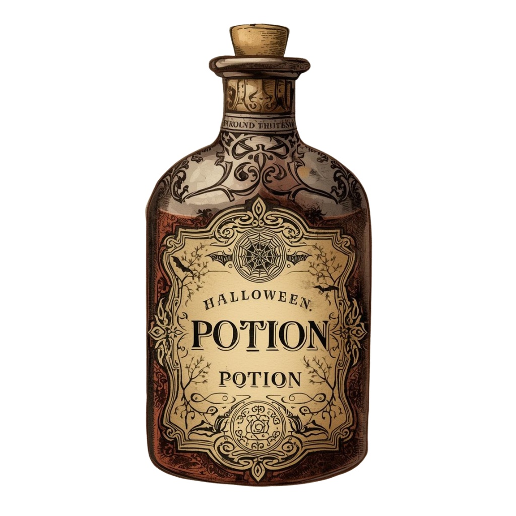 ゴシックハロウィン・クリップアートセット(12点・PNG)