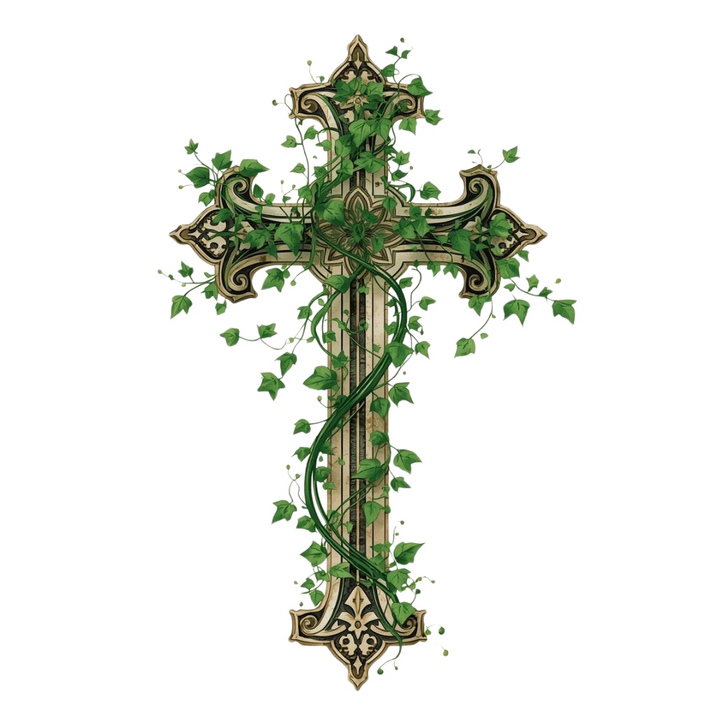 ゴシックハロウィン・クリップアートセット(12点・PNG)