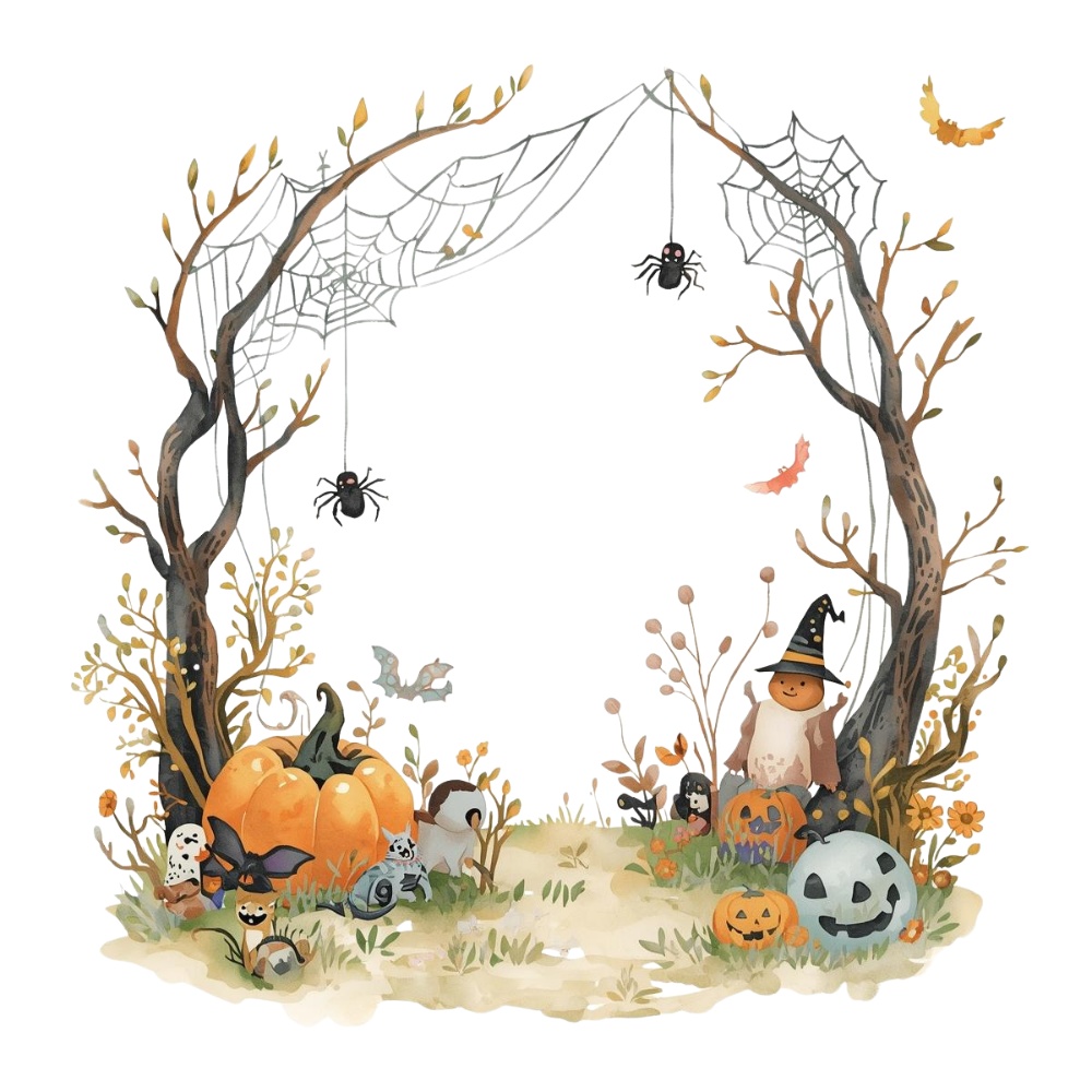 Halloween Party Clipart Set