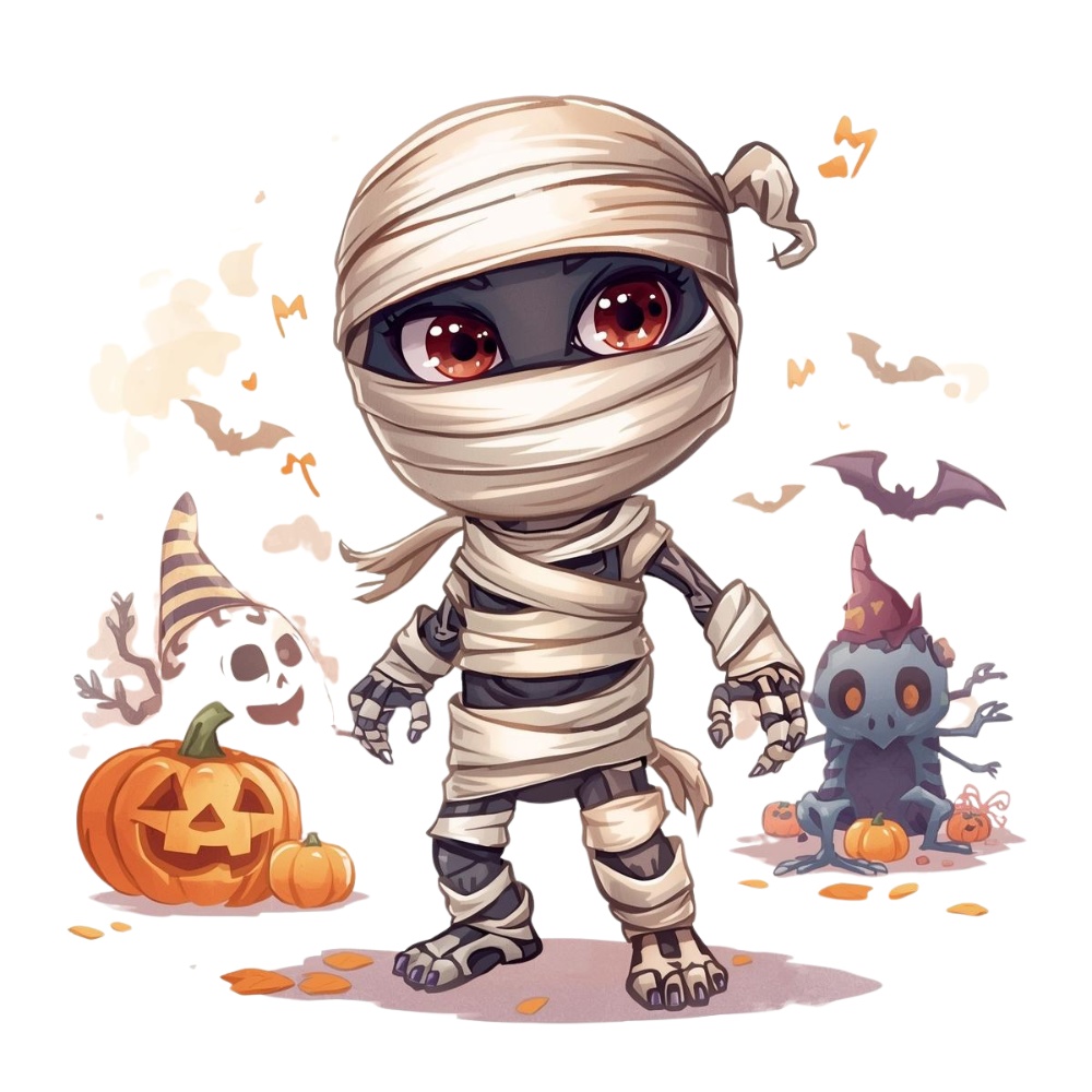 Halloween Party Clipart Set