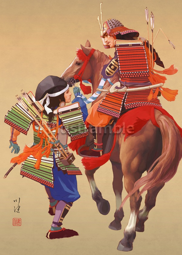 武将絵ジークレー(複製画)