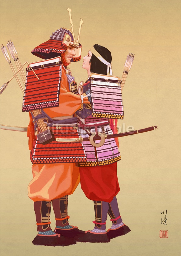 武将絵ジークレー(複製画)