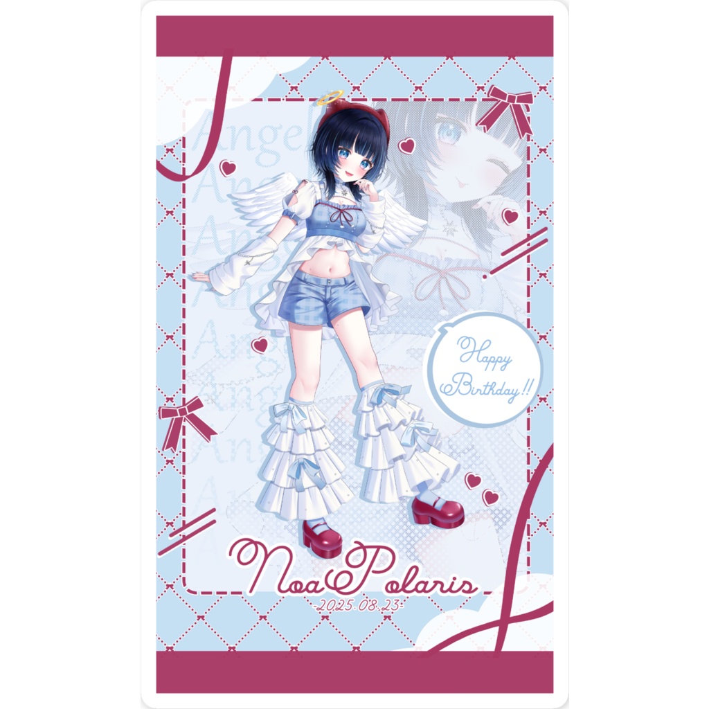 【生誕祭2025】おでかけ衣装スマホステッカー