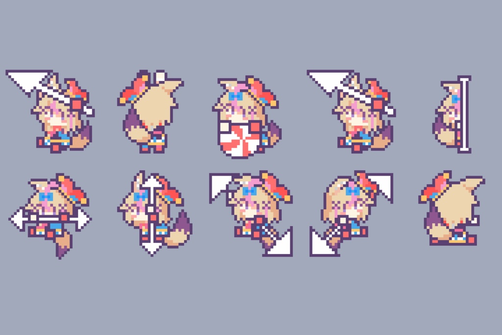 尾丸ポルカ【アニメーションマウスカーソル】