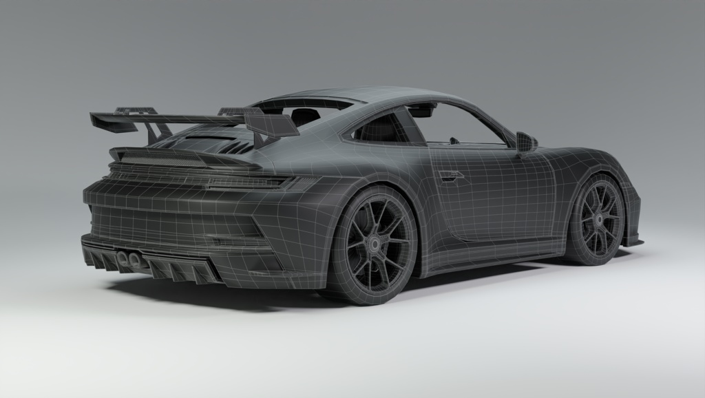 ポルシェ Porsche 911 GT3 2021 3Dmodel