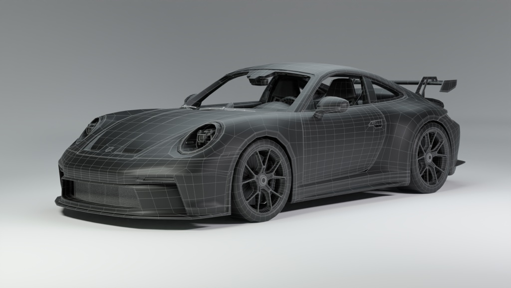 ポルシェ Porsche 911 GT3 2021 3Dmodel
