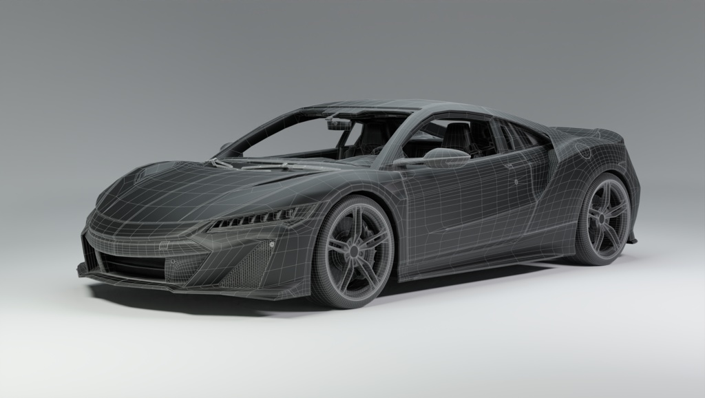アキュラ Acura NSX TypeS 2022 3Dmodel