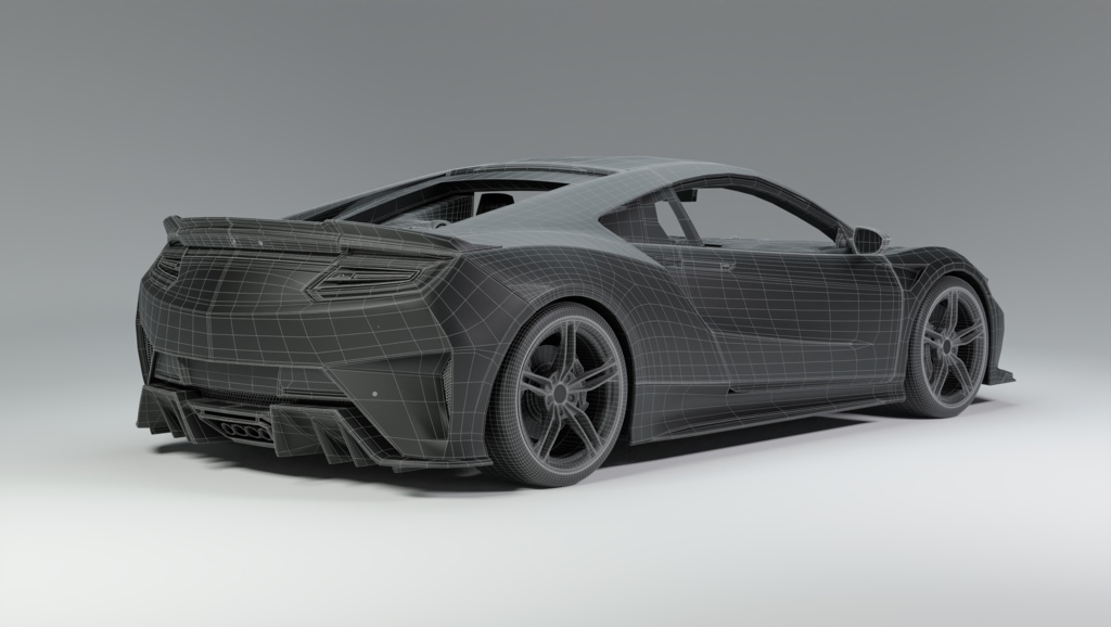 アキュラ Acura NSX TypeS 2022 3Dmodel