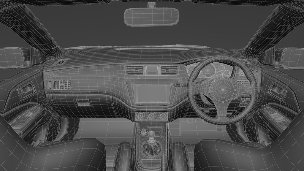 ランサーエボリューションVIII MR 2004 3Dmodel