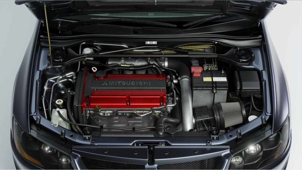 ランサーエボリューションVIII MR 2004 3Dmodel