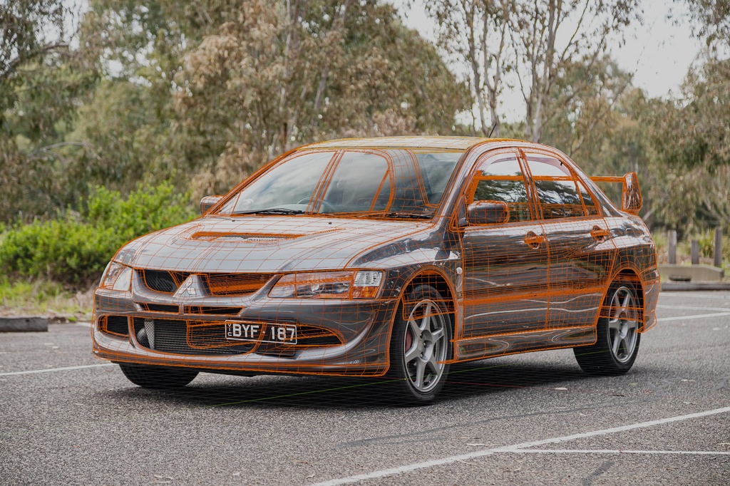 ランサーエボリューションVIII MR 2004 3Dmodel