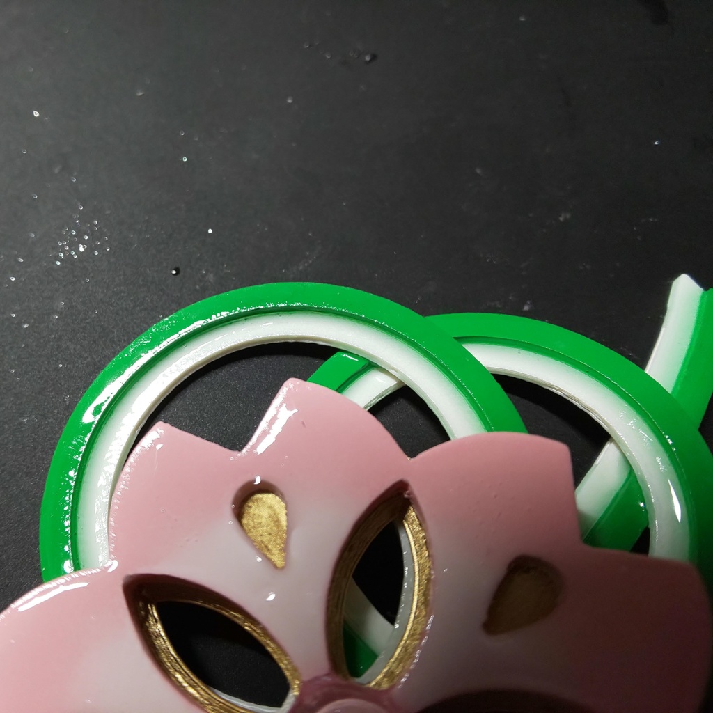 しの君風髪飾り