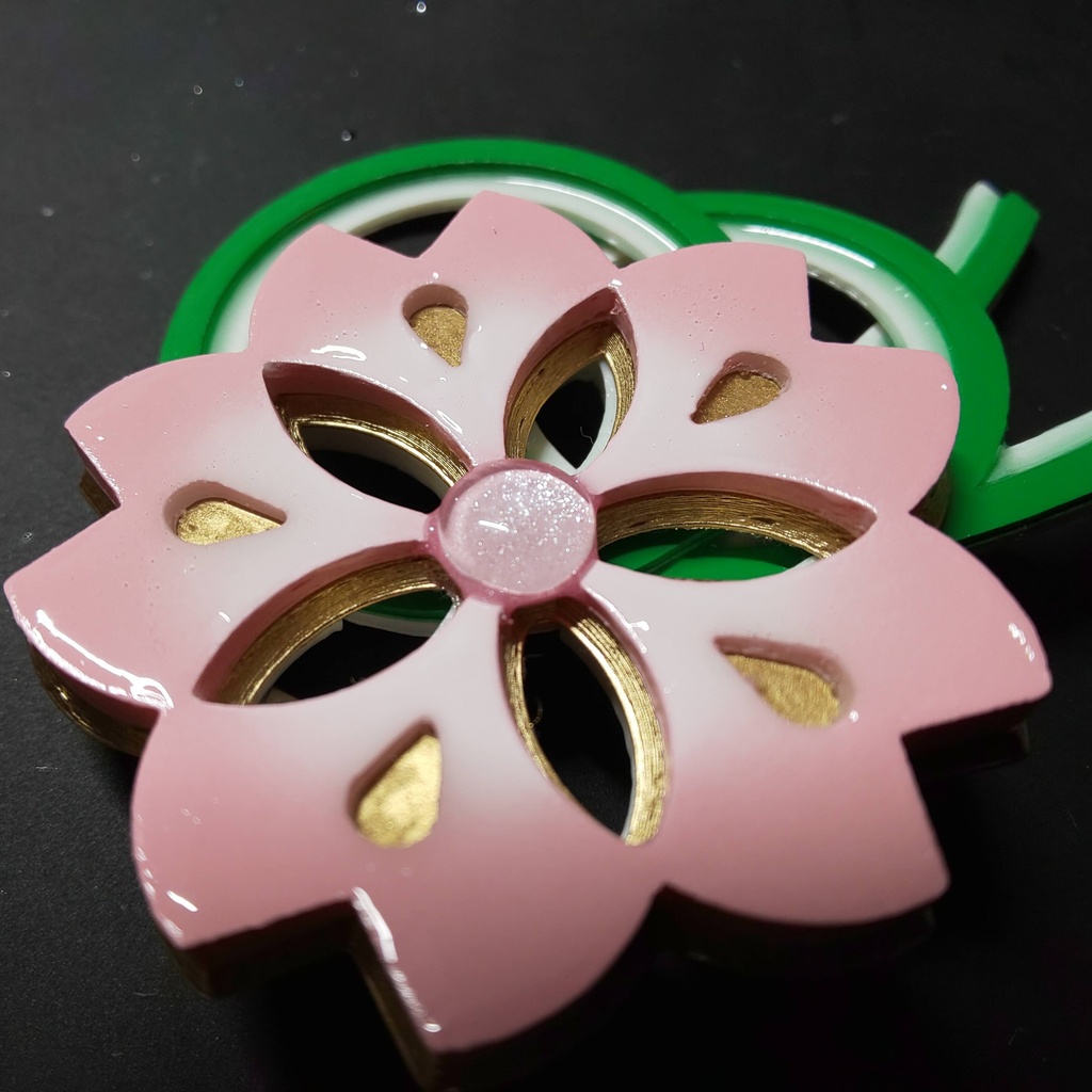 しの君風髪飾り