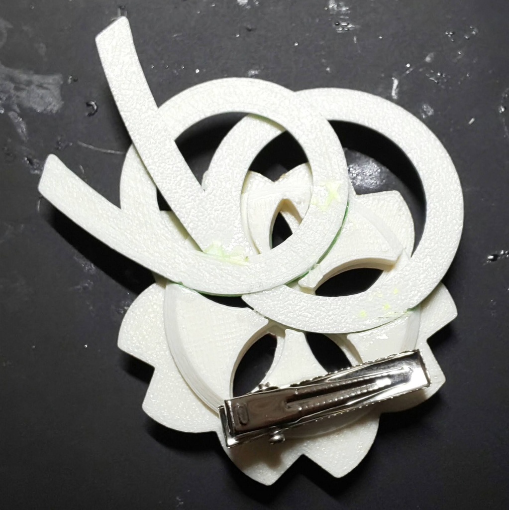 しの君風髪飾り