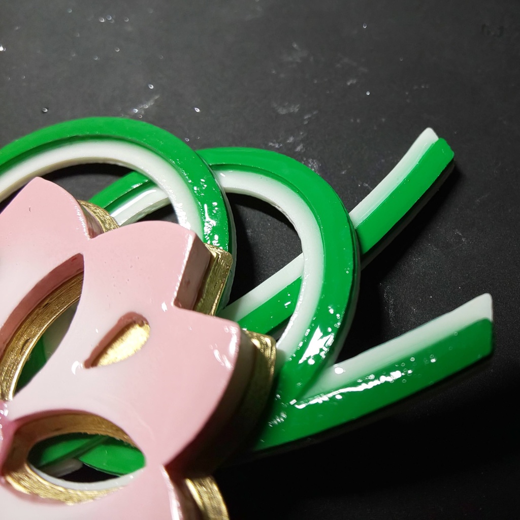 しの君風髪飾り