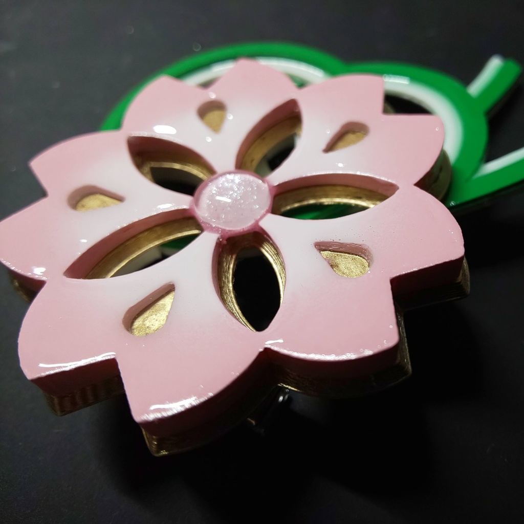 しの君風髪飾り