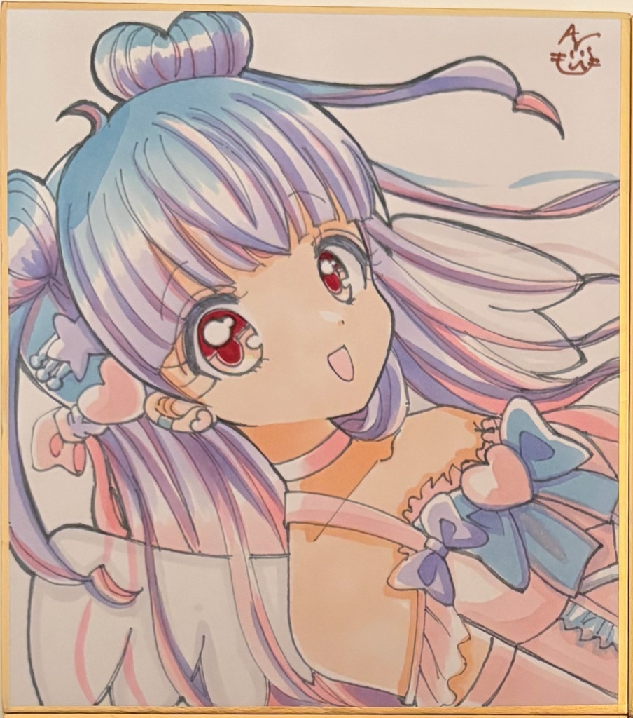 オリジナルキャラクターミニ色紙