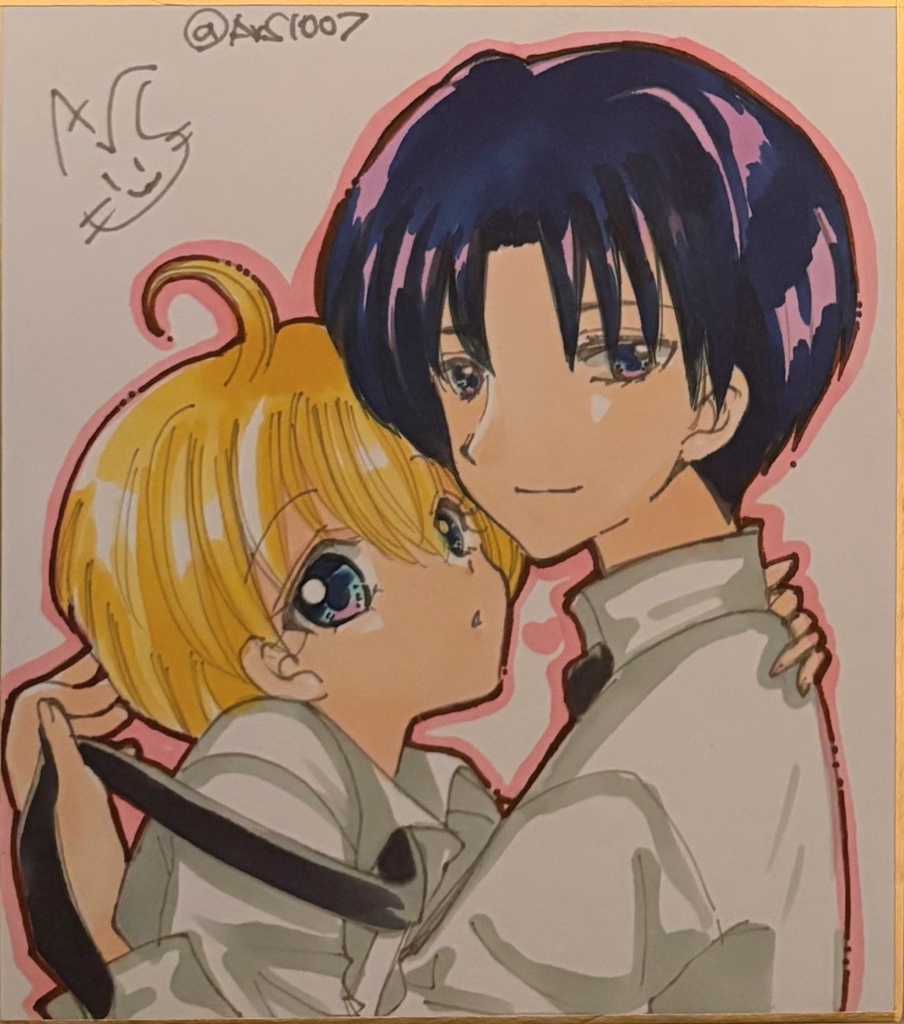 オリジナルキャラクターミニ色紙