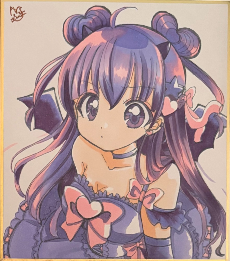 オリジナルキャラクターミニ色紙