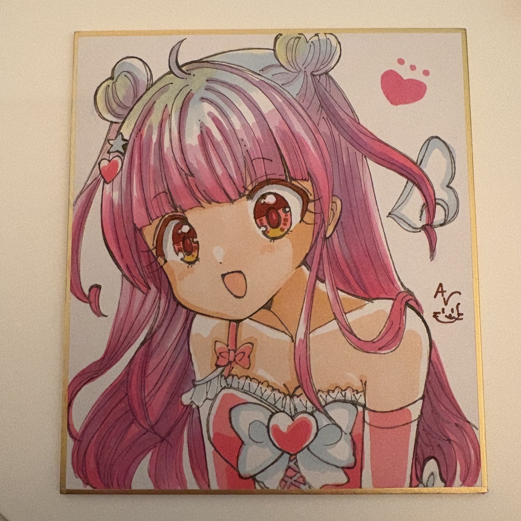 天使ありすミニ色紙