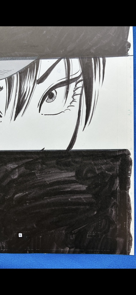 『アマネ』描き下ろし原画 2枚セット/同人誌扉&目次