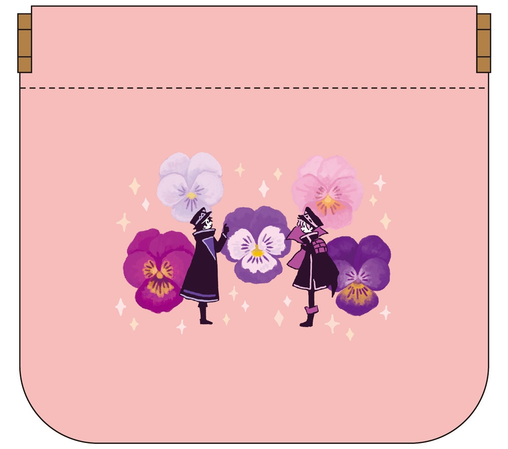 天江戸すみれのポーチ