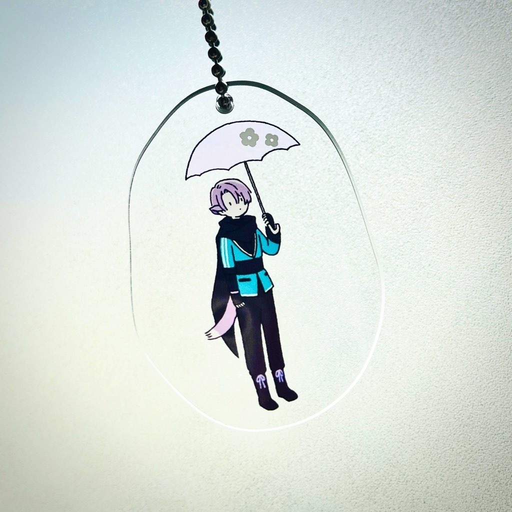 五月雨江のお散歩アクリルキーホルダー