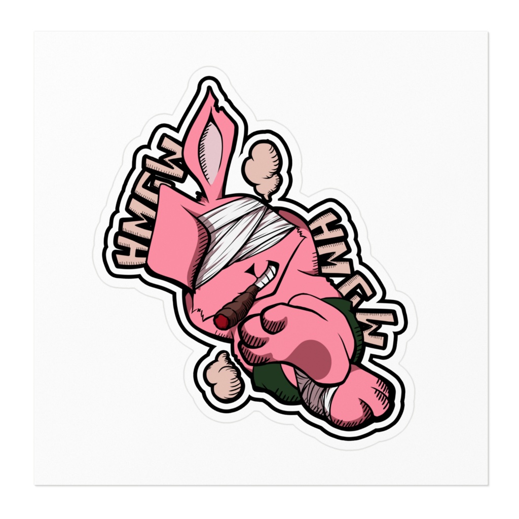 【オリジナル】HMGWラビットステッカーしんぷる