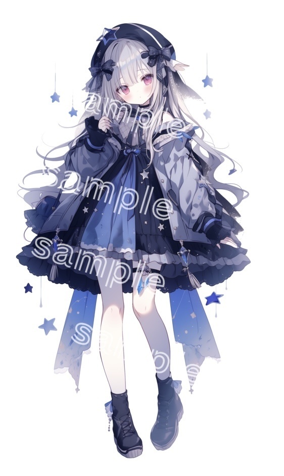 IRIAM用立ち絵イラスト