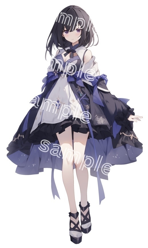 IRIAM配信用立ち絵イラスト