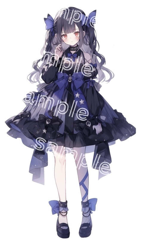 IRIAM立ち絵用イラスト