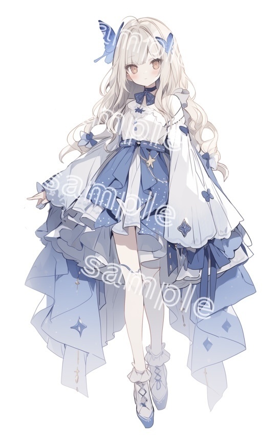 IRIAM用立ち絵イラスト