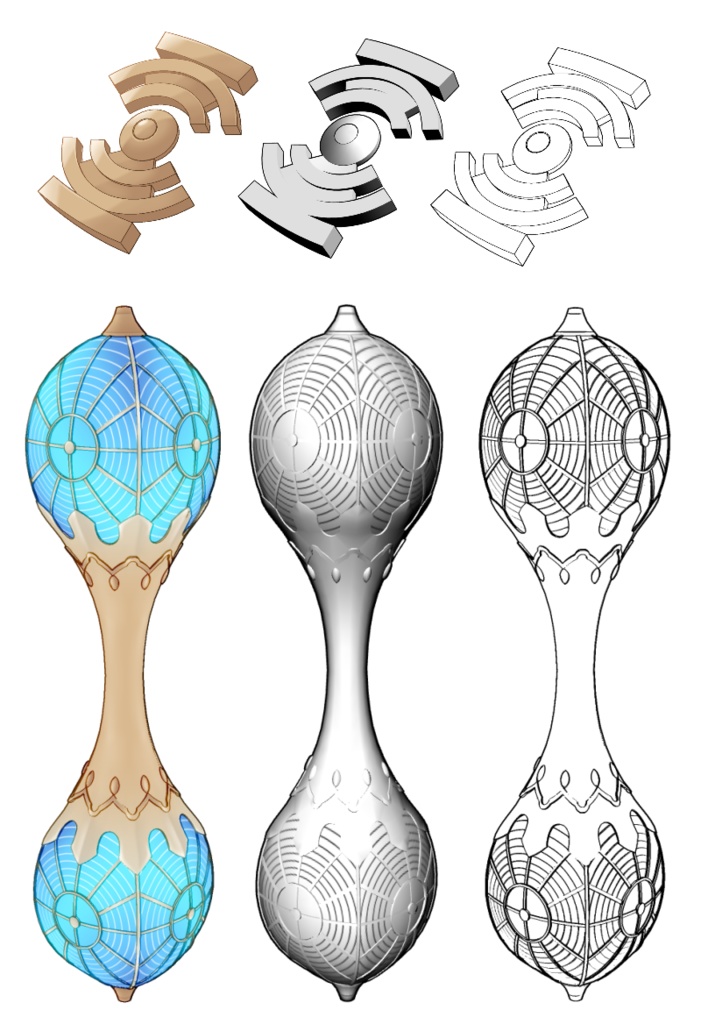 足摺岬灯台小物3D素材