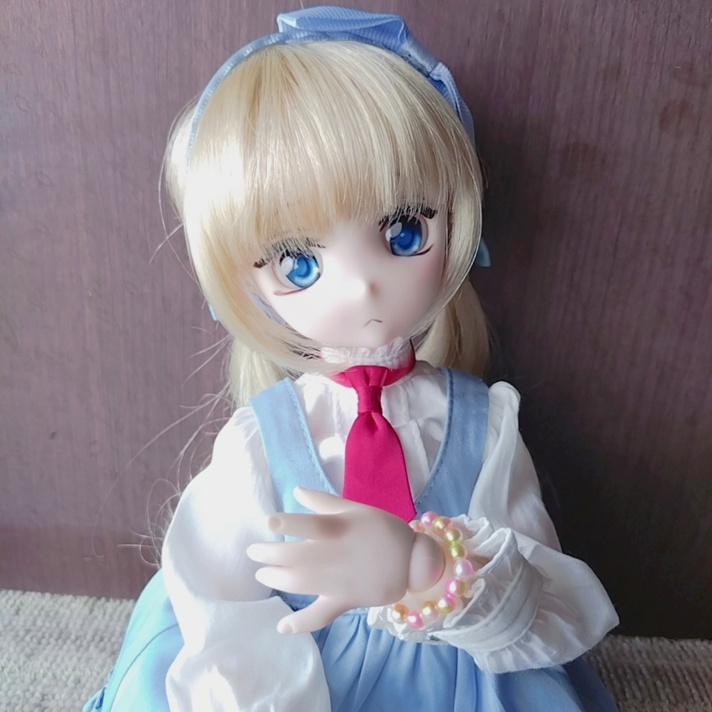 マーブル模様のブレスレット(MDDや1/4ドール用)