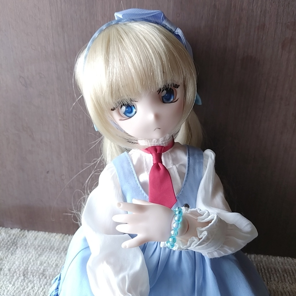 水色のブレスレット(MDDや1/4ドール用)