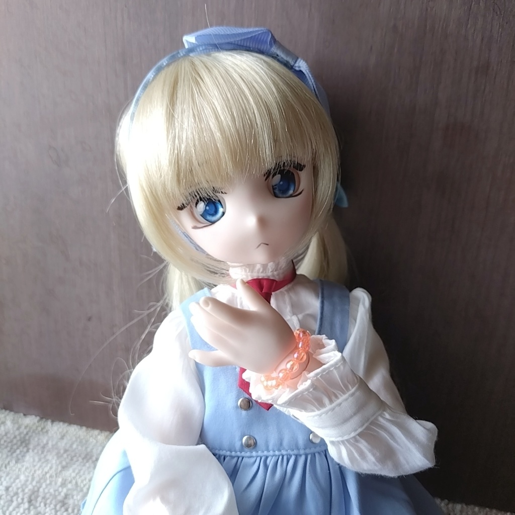 オレンジ色のブレスレット(MDDや1/4ドール用)