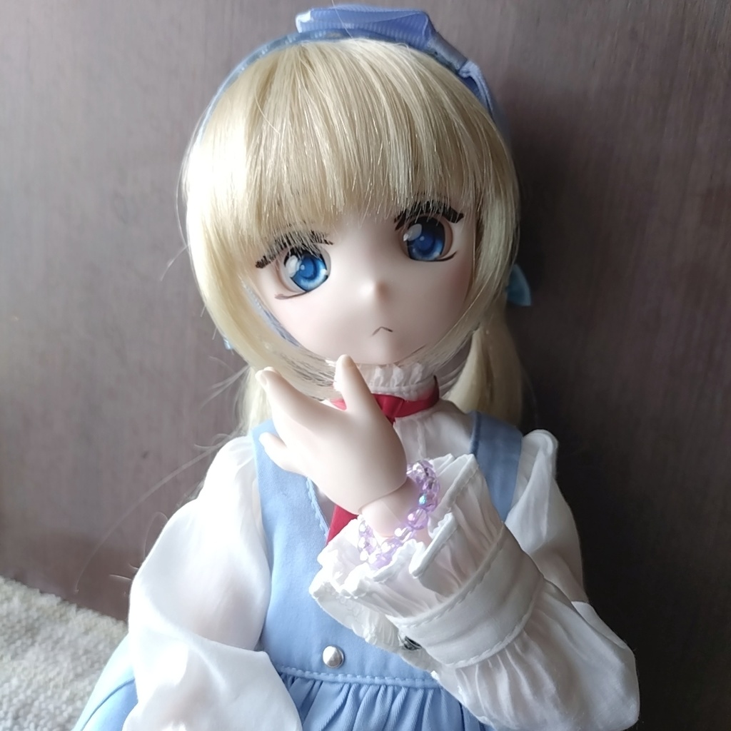 紫色のブレスレット(MDDや1/4ドール用)