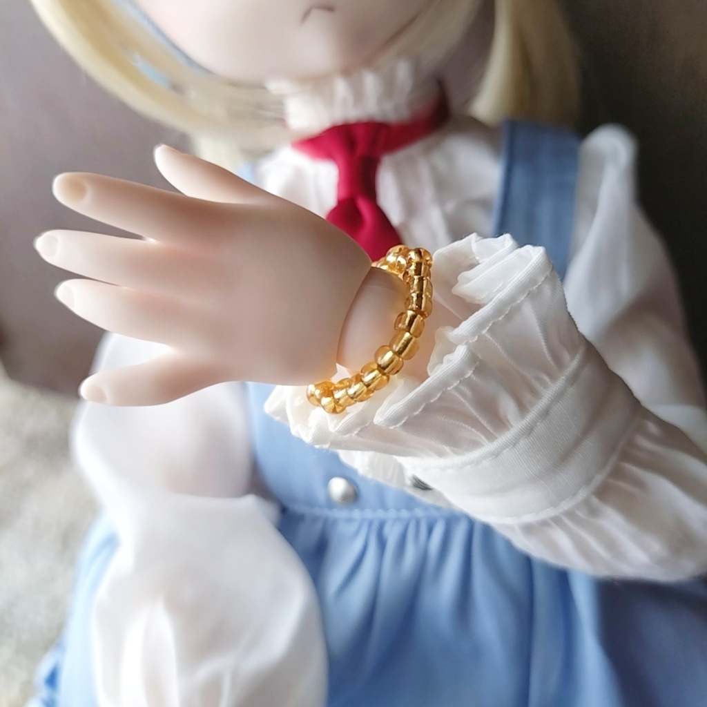 金色のブレスレット(MDDや1/4ドール用)