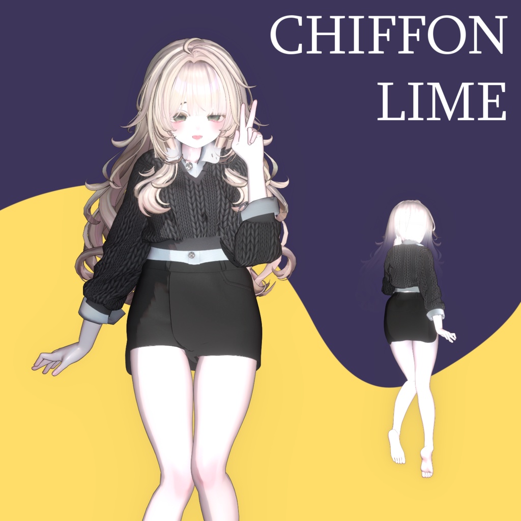 【TWISTED KNITWEAR SET】 2アバター対応