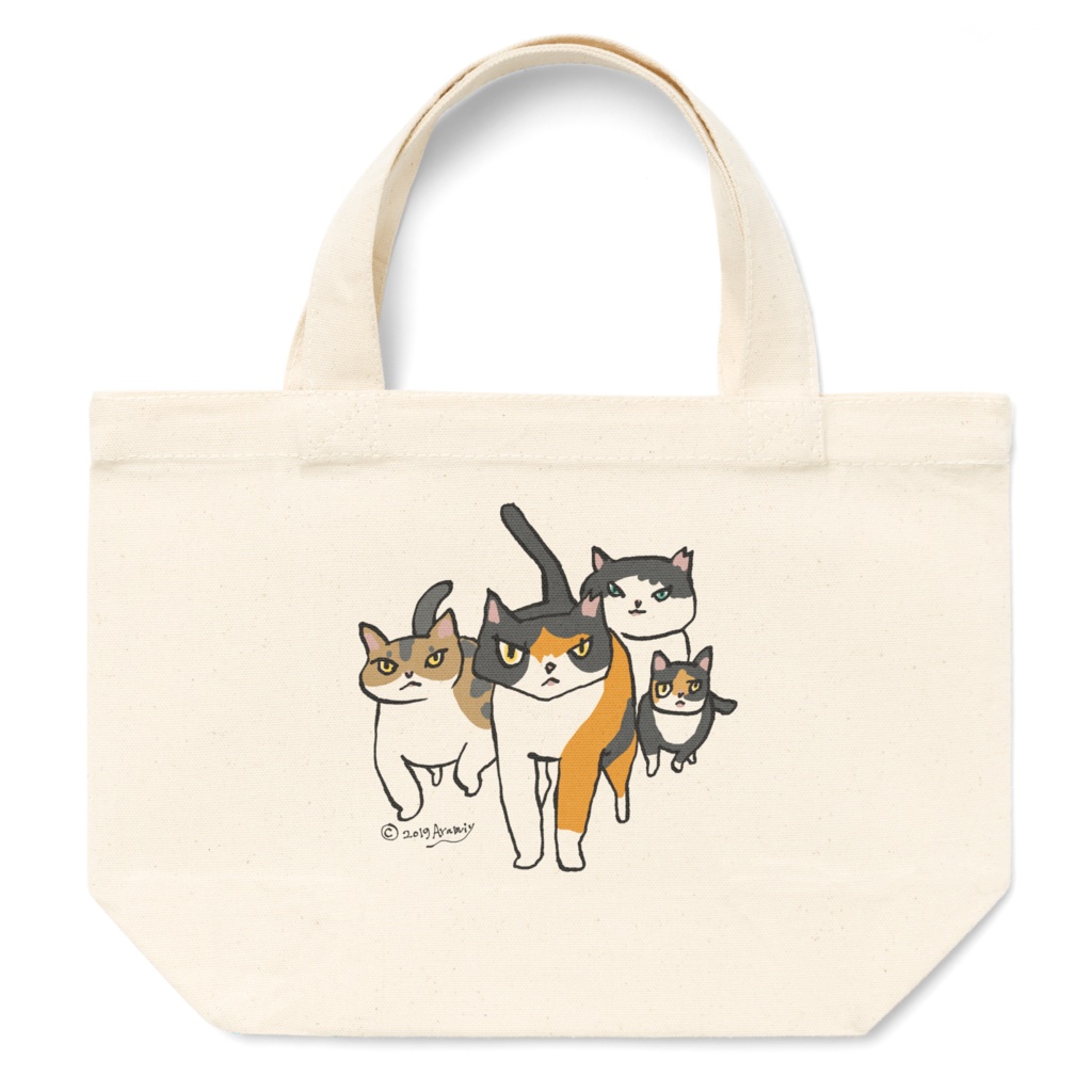 とある新宿猫一家 トートバッグ(S)