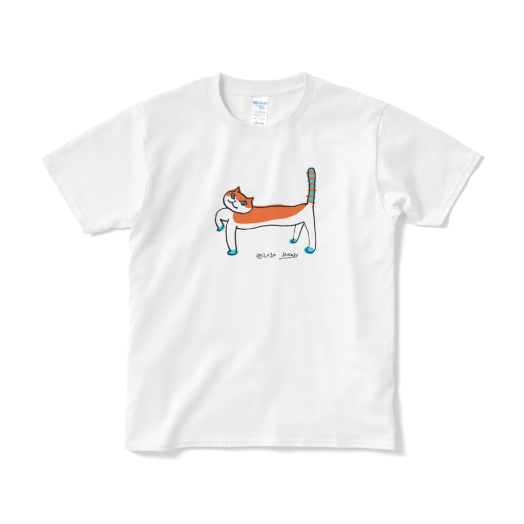 オレンジねこTシャツ