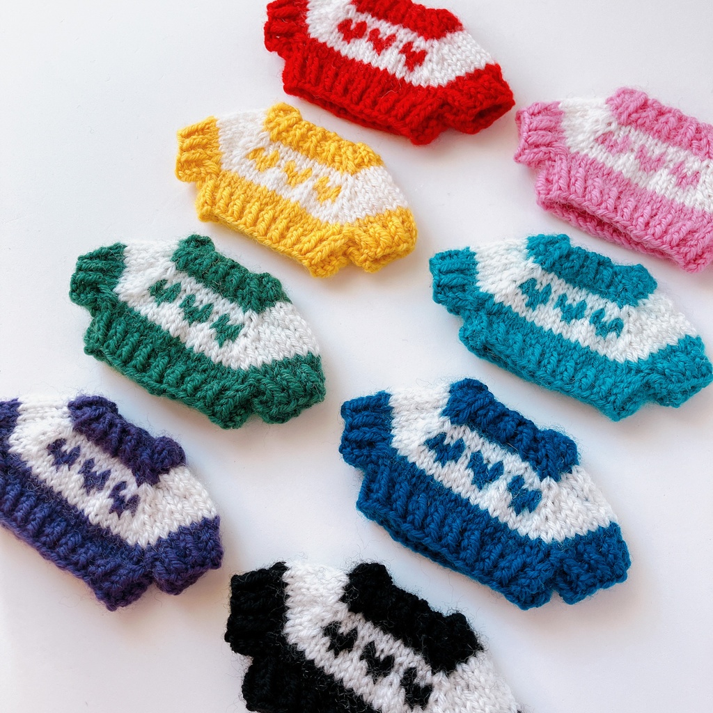 Heart pattern sweater