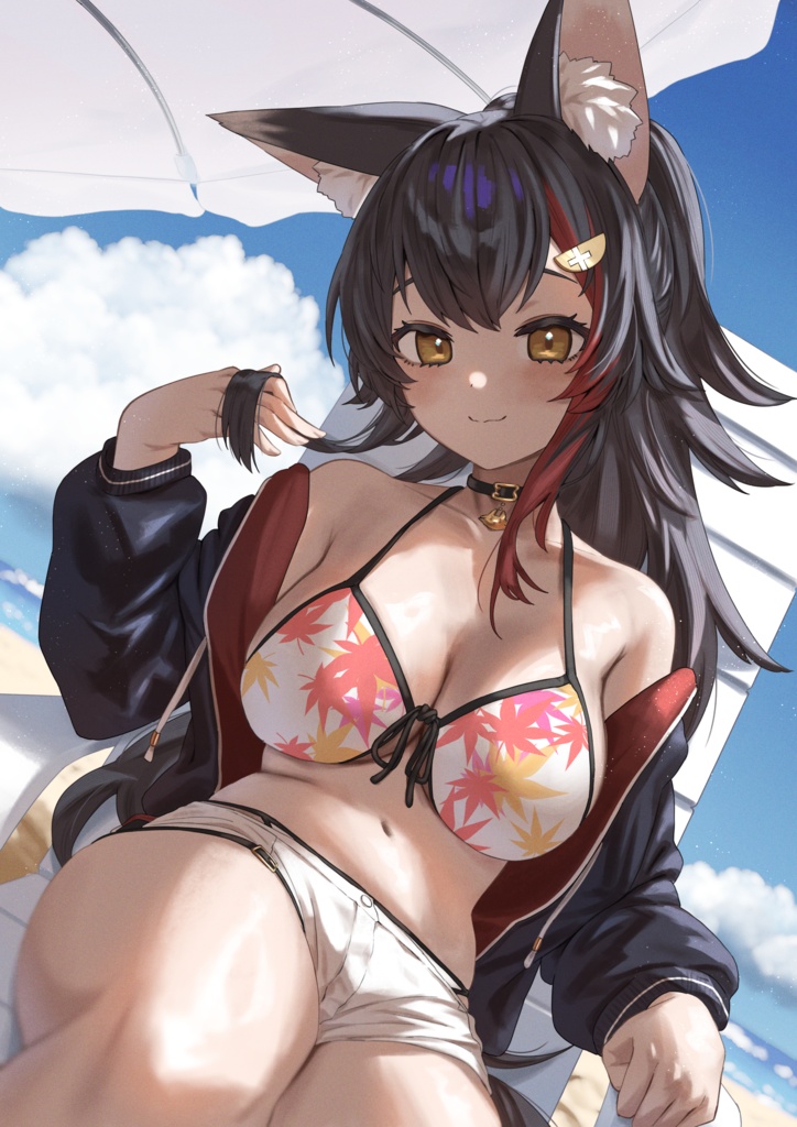 [非公式]数量限定大神ミオ水着B2タペストリー